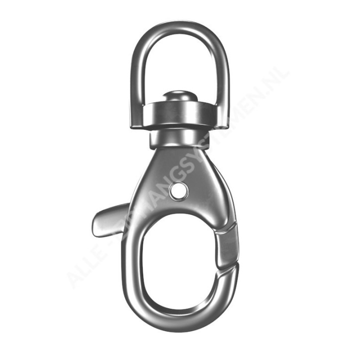 Mousqueton fermé GeckoTeq avec fonction de sécurité et de torsion