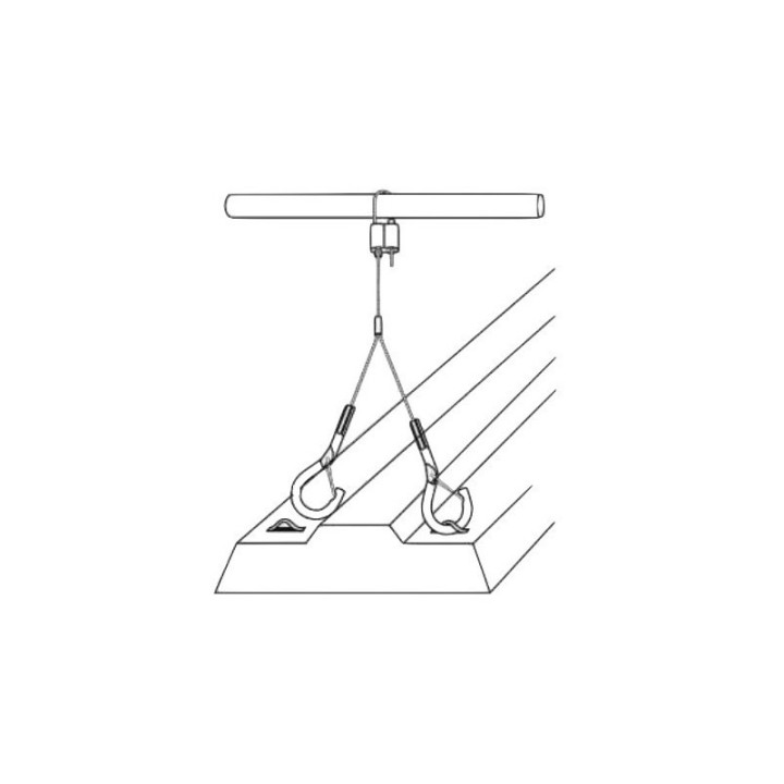 GeckoTeq Zelfremmende Lus Hanger Kabel Gripper - 2,0mm