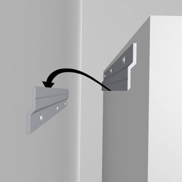 GeckoTeq Cleat Z Bar Hanging Rail - per set of 2