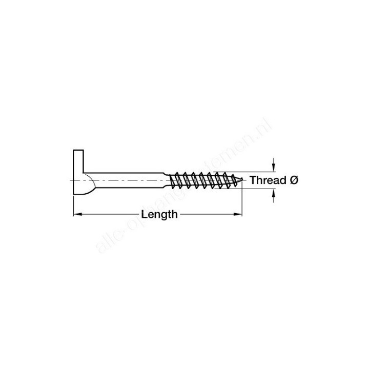 GeckoTeq Thumb Screw with Cross Slot