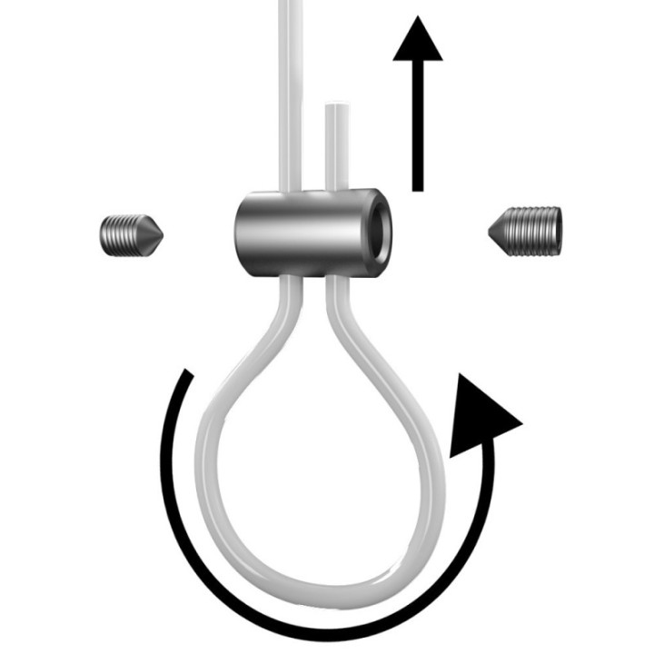 GeckoTeq Loop Maker - 10kg (avec 2 vis Allen) - clé Allen incluse