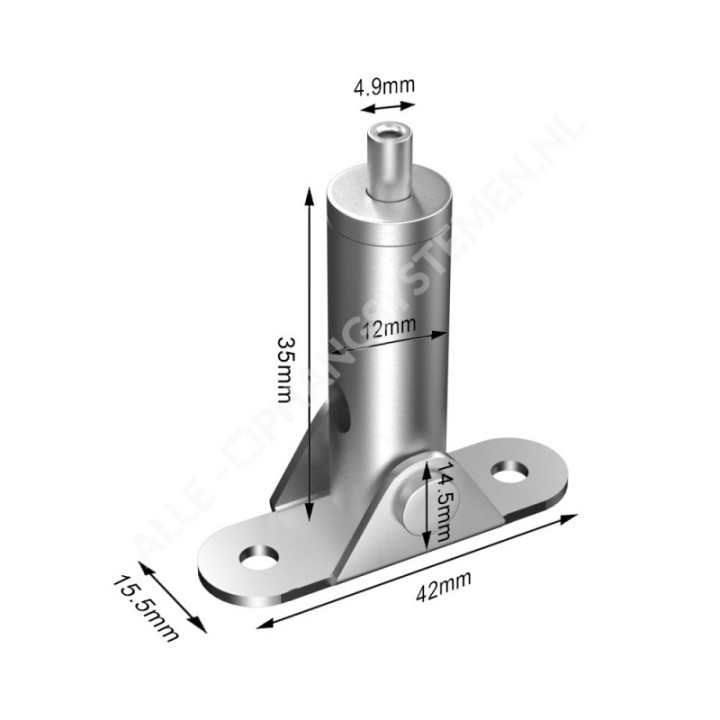 GeckoTeq Hinged Panneau de faîtage autobloquant - 16/24kg