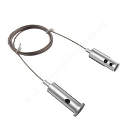 GeckoTeq Système de câble à came de plafond autobloquant 6 mm - 20 kg