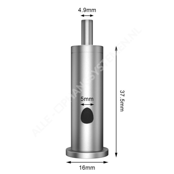 GeckoTeq Zelfremmend Plafondnok Kabelsysteem 6 mm - 20kg