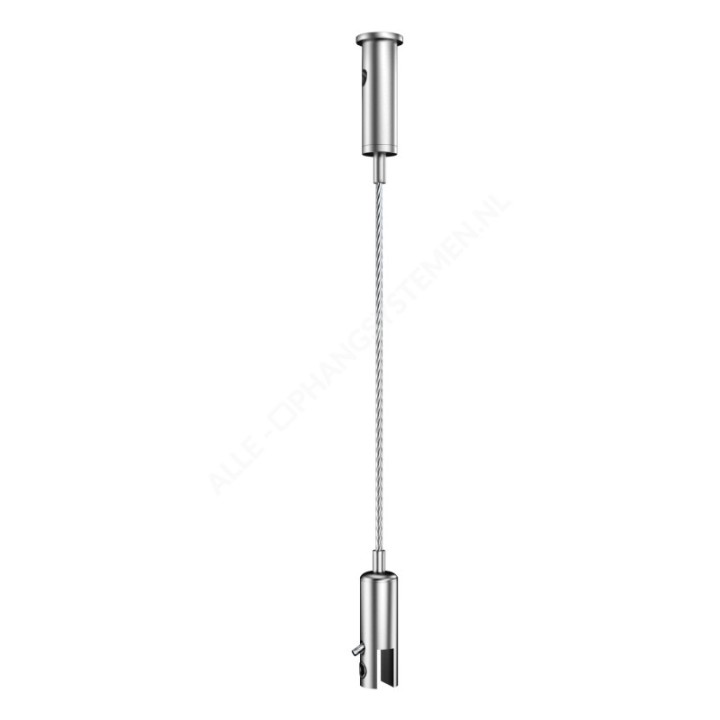 GeckoTeq Système de câble à came de plafond autobloquant 6 mm - 20 kg