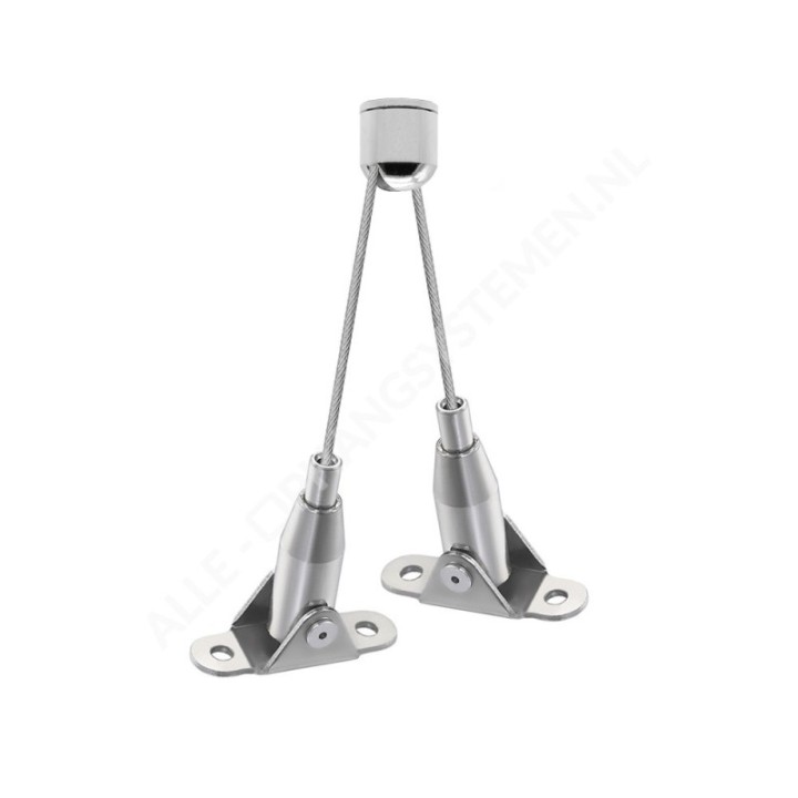 GeckoTeq LED & Acoustic Panel Hanging Kit 12 - Steel 15kg