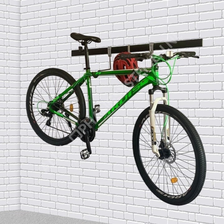 Système de suspension de vélo GeckoTeq pour 1 vélo et 2 casques - GSH118