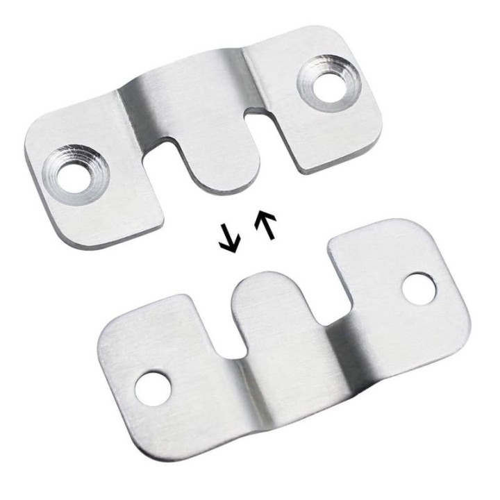 GeckoTeq Multifunctional Furniture Z-Clip Suspension Bracket