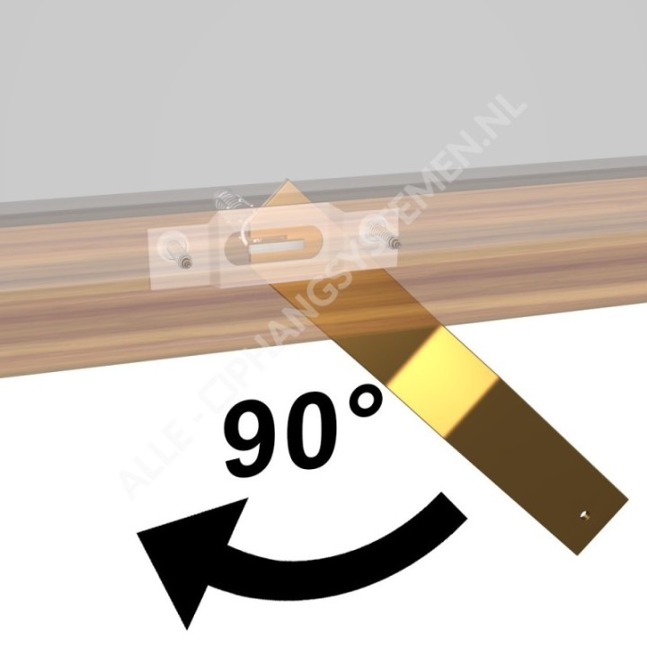 GeckoTeq Anti-Theft system for wooden frames