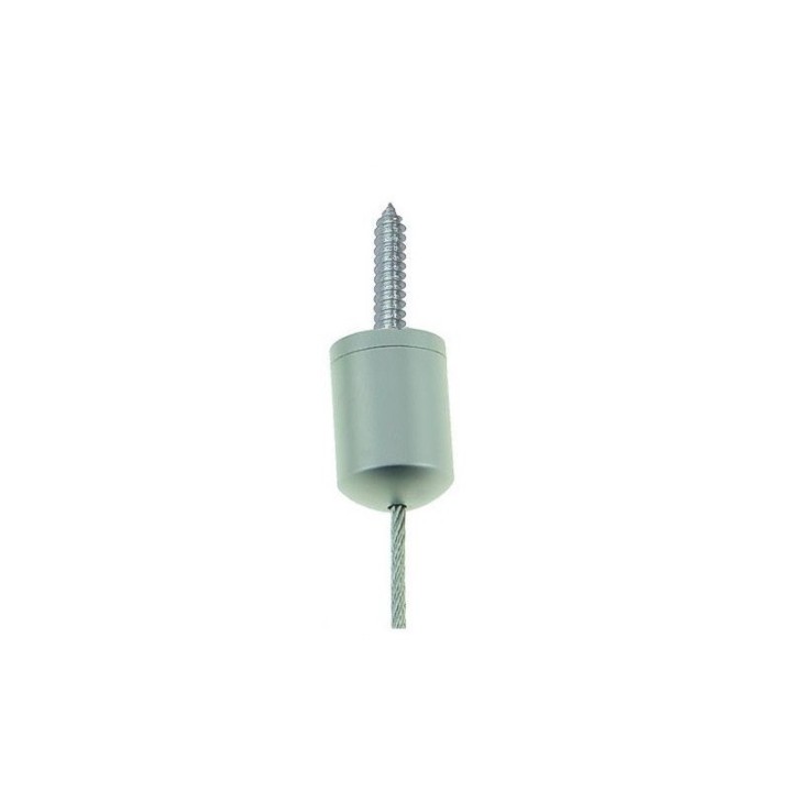 GeckoTeq Système de câble à came au plafond 6 mm - 10 kg avec pince autobloquante