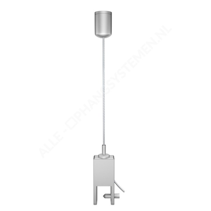 GeckoTeq Système de câble à came de plafond autobloquant 12 mm - 15 kg