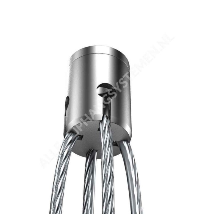 GeckoTeq Screw system ceiling Anchor for 4 wires - 15kg