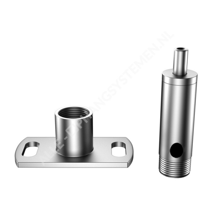 GeckoTeq Self-locking wire clamp incl. screw option - 25kg