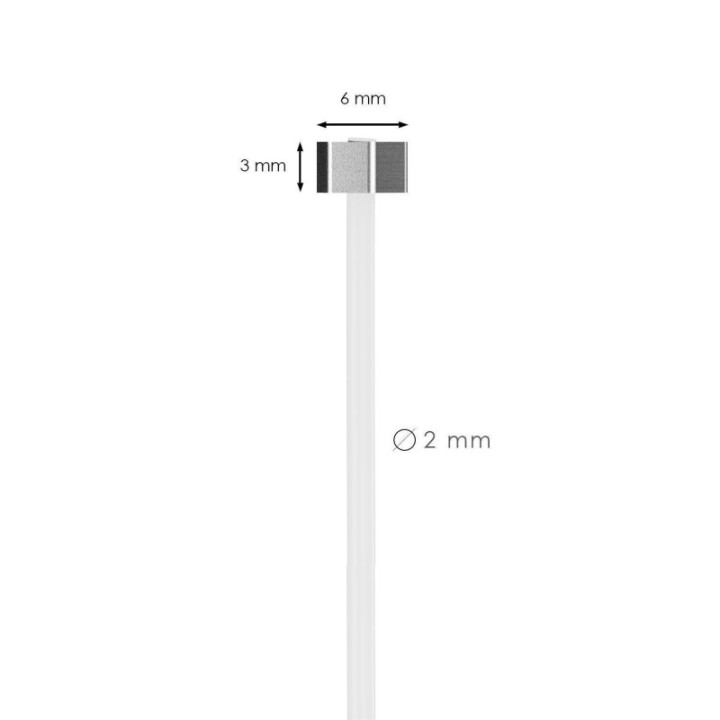 GeckoTeq Fil Perlon 2.0mm avec Glissière à Disque Hexagonal - 7kg