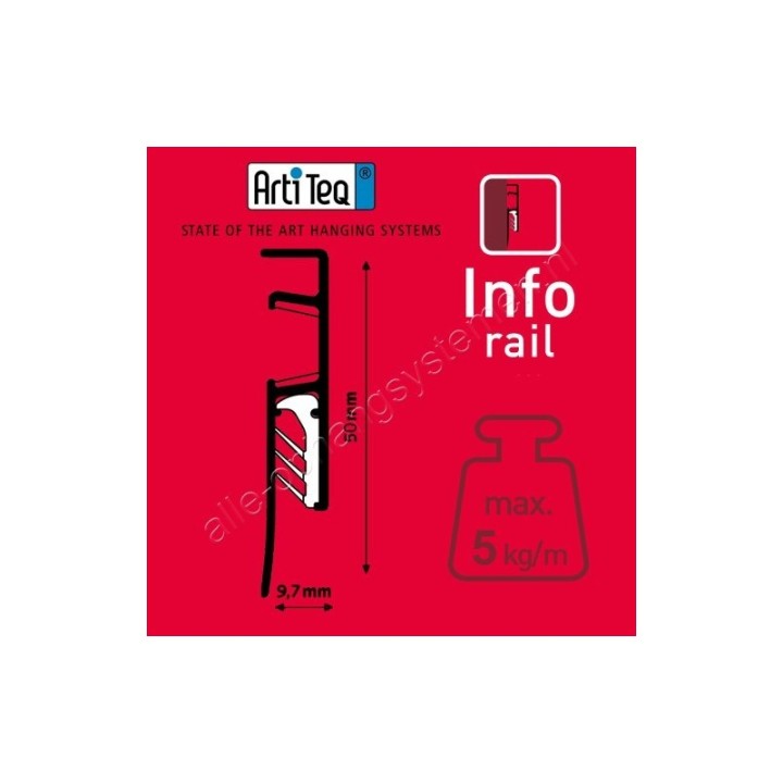 Artiteq Info Rail Magnétique - 200cm